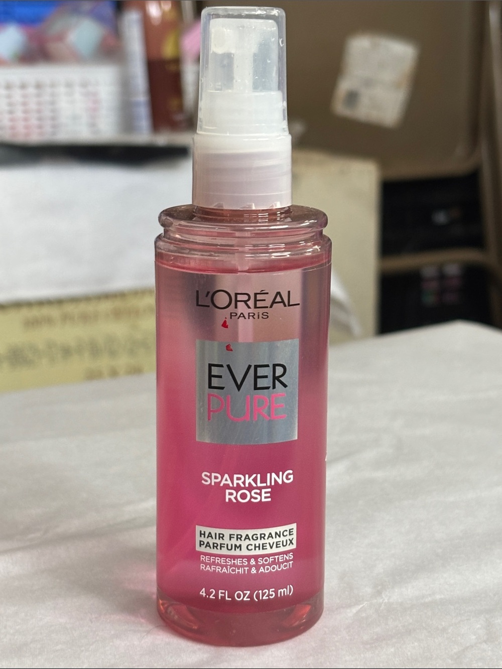 L'Oreal Ever Pure Sparkling Rose Hair Fragrance - Pink